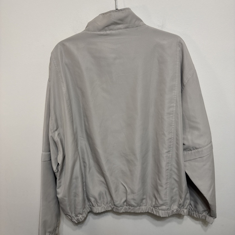 George Golf Pullover Jacket Mens XL Beige Detachable Long Sleeve 1/4 Zip EUC - Picture 5 of 8